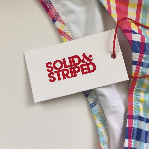 Solid and Striped Bikini Swim Bottom 🥳🎉🎊 - Picture 3 of 5